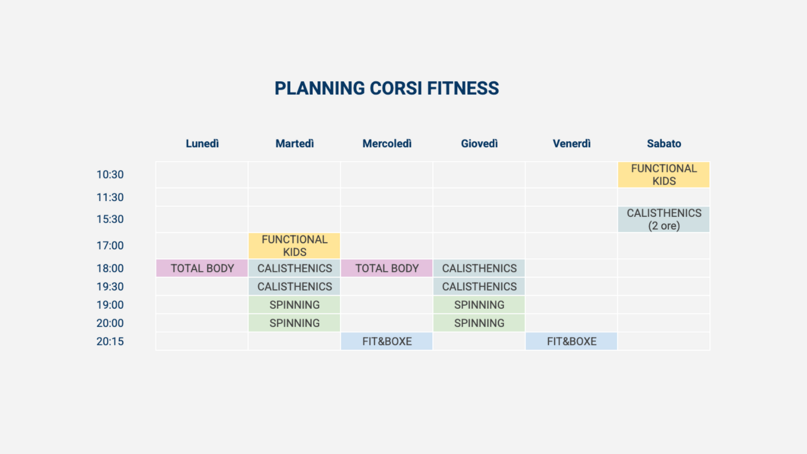 Palinsesto corsi fitness gennaio 2026_Netium Giovinazzo